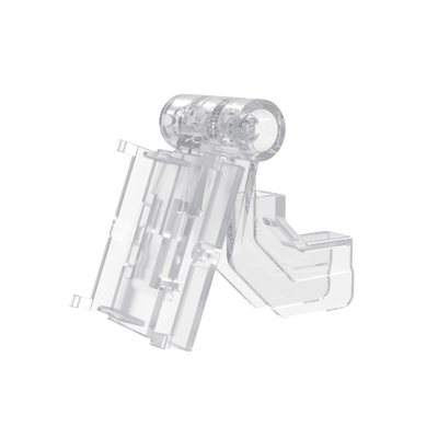 Gancho en T con Placa Trasera Adaptadora para Etiqueta de Tinta Electrónica / AccessPRO / Diametro 5-9 mm / Compatible con 2.13" - 2.66" - 2.9" | T-SHAPE-HOOK-3124