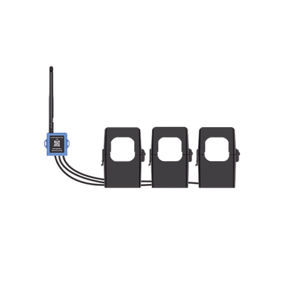 Medidor de corriente LoRaWAN para tres fases hasta 500 ampers | CT305915M
