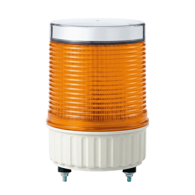 Luz LED destellante IP65, recargable solar en color Ámbar | S125SOL-A