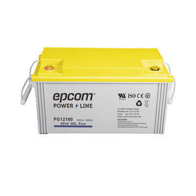 Batería de GEL PURO OPzV / 12 V @ 100 Ah / Ciclo profundo / Uso en Aplicaciones Fotovoltaicas y de Respaldo | PG12100