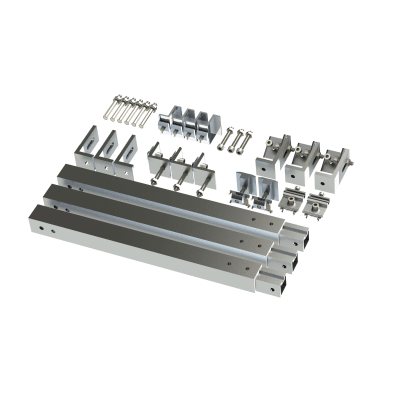 Caja de accesorios de aluminio  anodizado para montaje VEKTOR8R2700 , arreglo 1X2para techo | EPLAMO011X2