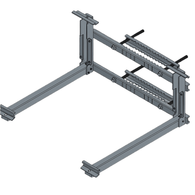 Montaje para Panel Solar de Poste para panel EPL18012AL y batería LIPV100A | EPI-MB225-V1