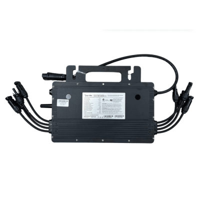 Microinversor 2 Kw, WIFI,  220 Vca, para Interconexión a Red Eléctrica, IP67, Conexión para Cable Troncal, soporta oversizing a 4 Módulos de Hasta 670 W | HMS2000DW4T