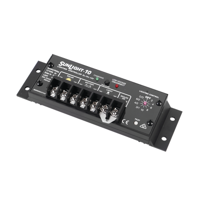 Controlador Solar para Iluminación de Luz Mercurial, Estaciones de Autobús y Señalamientos 20 A, 12 Vcc. | SL-20L-12V