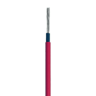 Cable Fotovoltaico Rojo/ Cobre Estañado / 4 mm² (12 AWG) / 2000V / Rollo de 100 m / / UL 4703 y TUV | CBLUT12R/100