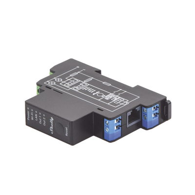 Relevador inalámbrico inteligente WIFI y Ethernet / Industrial y residencial / Hasta 16A / 2 canales | SHELLYPRO2PM