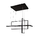 Lámpara de Techo LED / 100W / Luz Blanca 6500K, Neutra 4000K, Cálida 2700K / IP20 / Ángulo de Luz 120° / Aluminio y PC / Vida Útil 50,000h / Longitud de Cable Ajustable | JLAR-10001