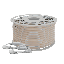 Manguera LED Luminosa Blanca de Resina Transparente y Flexible / Para uso Interior o Exterior / Carrete de 50 m/ 110V CA  4.2 A/ 500 W Potencia / T.C.C. 6500 K. | JLML-2835-08