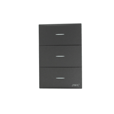 Placa con 3 Interruptores Sencillos  10 A 127 V  60 Hz. | JTL-G7709