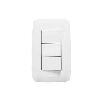 Apagador Escalera Triple de  127 V~60 Hz 10 A/ Color Blanco. | JTL-B72-10