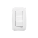 Apagador Escalera Triple de  127 V~60 Hz 10 A/ Color Blanco. | JTL-B72-10