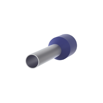 Ferrule Aislado PAN-TERM para Cable 14 AWG, Largo 12mm, DIN Color Azul. Paquete 500 Piezas | FSD80-12-D