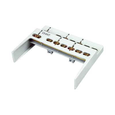 Soporte + Barra de Conexion (4 MOD) (4+2 ENTR.) IP40 | BC40M04