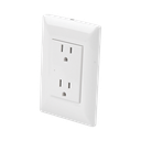 Contacto Inteligente de Pared Doble 120, 15A, con Supresor de Picos Tipo A. | INTELI-GROUND