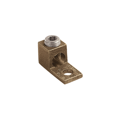 Terminal Tipo Lengüeta Recta de Cobre, Cal. 8 a 1/0 AWG,  Orificio para perno de 5/16" (7.9mm) | PNL-1/0-L