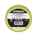 Cinta Eléctrica STRONGHOLD para Aislar, de PVC, Uso Construcción General en Tierras Físicas, Grosor de 0.13 mm (5 mil), Ancho de 19.05 mm, y 20.12 m de Largo, Color Amarillo/Verde. | ST15-075-66-GRYL