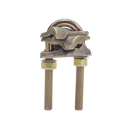 Conector X 2 Cables / Calibre 4-2/0 AWG / Bronce 100% / Unión Cruzada / Sin Soldadura / Baja Resistencia | LP-CX-2/0