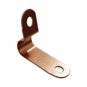 Abrazadera Cable Bajada / Cobre 99.9% / Cable hasta 1 in / Muros y Techumbres / Exterior / Sin Tubería | LP-A-BAJA