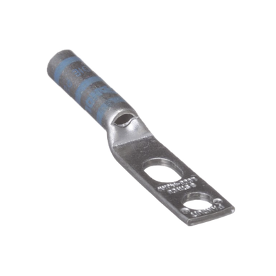 Zapata de compresión LCC6-14JAW-l para cal. 6 Awg, Doble barreno para tornillo prisionero de 1/4, 1 pz | LCC6-14JAW-L