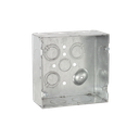 Caja Cuadrada 4 11/16" x 4 11/16"/ Profundidad 2- 1/8"/ 4 Entradas 1", 4 Entradas 3/4", 1 Entrada 1/2" y 3 TKO (1/2"-3/4"). | HUB-265