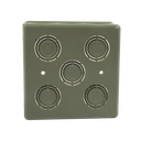 Caja Cuadrada  de 1/2" - 3/4" para PVC Conduti Pesado. | ATUP34CA