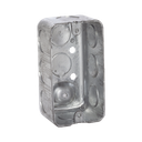 Caja (Chalupa) 4x2"/ Profundidad 1-7/8"/ 10 Entradas de 1/2"/ Troquelada. | HUB-660