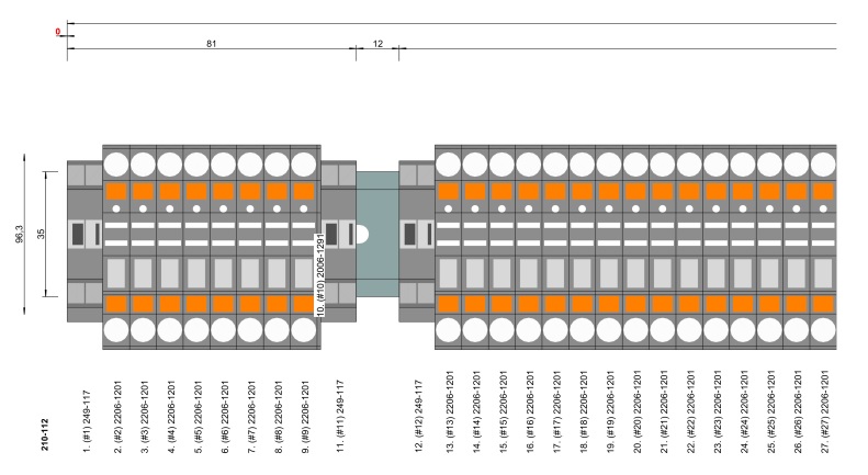 SSMELE Regleta para Remoto Bus+DO AIn
