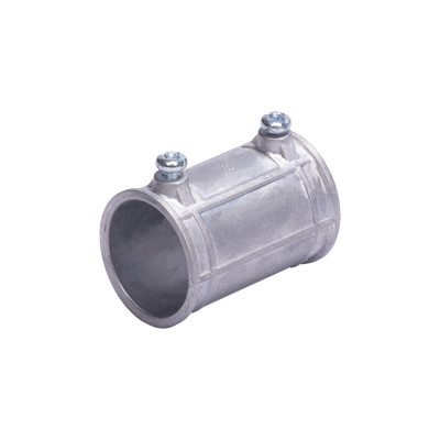 Cople 2" (52mm) con tornillo pared delgada galvanizado etiqueta verde | JU-PD-200-COP