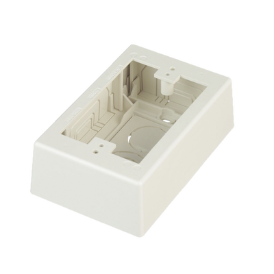 Caja de Pared Superficial, Uso Universal con Placas de Pared, con Cinta Adhesiva, Color Blanco Mate | JBX3510IW-A