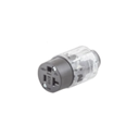 Conector Iluminado 20 A 125 V CA 2 Polos 3 Hilos (Nema 5-20R). | HUB-520-LC