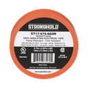 Cinta Eléctrica STRONGHOLD para Aislar, de PVC, Uso General Reparación y Mantenimiento, Grosor de 0.18mm (7 mil), Ancho de 19mm, y 20.12m de Largo, Color Naranja | ST17-075-66OR