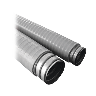 Tubo Flexible tipo Liquidtight de 1 1/2" (38 mm). Acero + Forro PVC. Rollo de 30 Metros. | ANC-COT112
