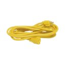 Extensión Eléctrica de Uso Rudo Aterrizada 15 metros / 127 V CA 10 A Máximo / Color Amarillo. | SYS-136174