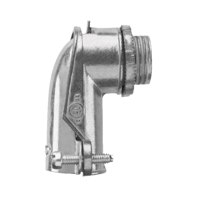 Conector curvo para tubo flexible   3/8" (9.5 mm) | ANC-FXC38