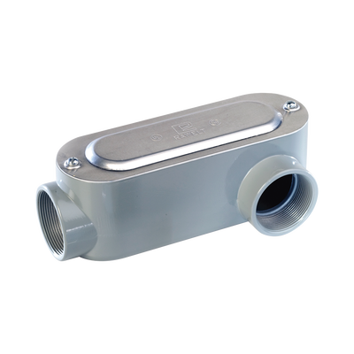 Caja Oval Roscada tipo LL de 1/2" (12.7 mm) / Incluye tapa y tornillos. | OLL-2987C