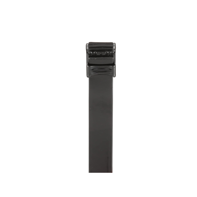 Cincho de Acero Inoxidable 316L con Recubrimiento en Nylon 11, 780 mm largo x 12.7mm ancho, Color Negro, Uso Interior/Exterior, Paquete de 50pz | MSC8W50T15-L6