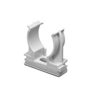 Soporte de presión (Abrazadera), PVC Auto-extinguible, abierto para tubería de 25 mm | GW-50-603