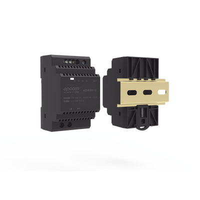 Fuente de Poder Industrial Entrada: 100-240 Vca / Salida: 15 Vcc/ 4 A/ 60 W/ Riel Din | HDR-6012