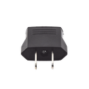 Adaptador de enchufe europea a americano, Calidad PREMIUM @ 6 A ; 110 - 250 Vca | CLAVIJAEURO
