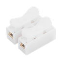 Conector tipo PUSH de 2 Contactos / Para una Conexión Rápida / Puentes de Cables | PCON2