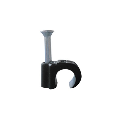 Grapa reforzada para cable redondo de 7mm color negro (100pzs) (3103-00300) | TC-710-RC