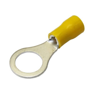 Terminal tipo ojo / 3 / 16" / 10 - 10 AWG / Amarillo / Paquete de 25 piezas. | AE34854