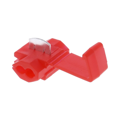 Terminal tipo almeja / 22 - 18 AWG / Rojo / Paquete de 25 piezas. | AECW-1-25