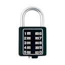 Candado Digital de Combinación M40 / No Requiere Llave / Combinación única integrada por 4 dígitos / Color Negro. | MX2785