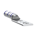 Terminal Doble Ojillo 1/4" para Cable 6 AWG (16mm entre orificios). 50 Piezas | LCCX6-14A-L