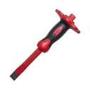 Cincel de Punta Plana con Protección para las Manos de 19x16x250mm | PST-H04-003