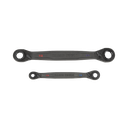 Juego de 2 llaves Estriadas de Matraca 4 en 1 con 8 Medidas Inglesas 1/2-5/8", 3/4-9/16", 1/4-3/8", 7/16-5/16" | 68216