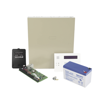 Kit de Panel de Alarma VISTA48LA con  Batería de 9Ah, Transformador y Gabinete | VISTA48LANTB8AH/6160RF