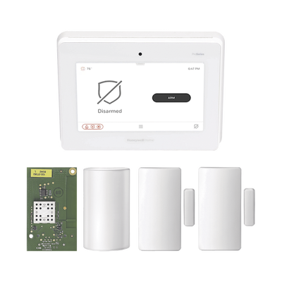 Kit de Panel de Alarma PROA7M con Sensor de Movimiento y 2 Contactos Magnéticos | PROA7PMW