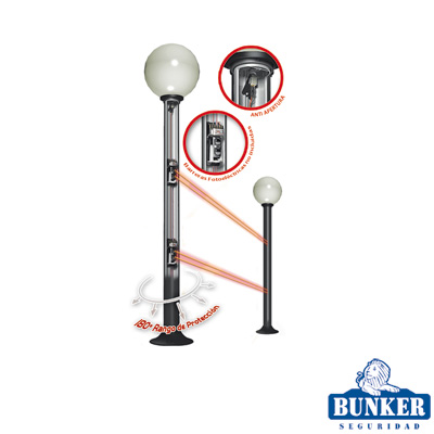 Carcasa Ultra Resistente y Elegante Tipo Farola Ideal para Sensores Fotoeléctricos/ Requiere PCGLOBE (No Incluido). | MALTA